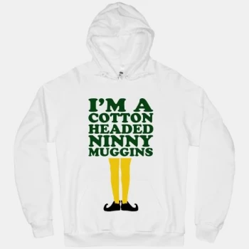 Elf Ninny Muggins Sweatshirt - White - M