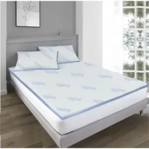 Ezysleep Air Flow Memory Foam Mattress Topper Double 1 Inch