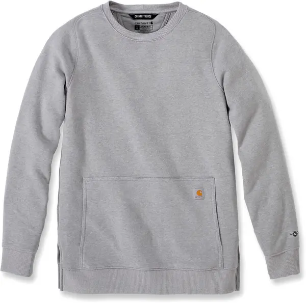 Carhartt Force Relaxed Fit Lightweight Ladies Sweatshirt, grey, Size L for Women