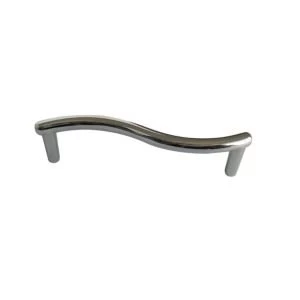 BQ Polished Brass Wave Interior Door Pull Cabinet Handle