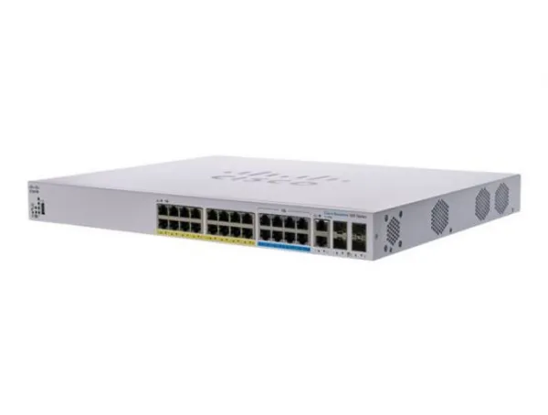 Cisco Business 350 Series CBS350-24NGP-4X - Switch - L3 - Managed - 16 x 10/100/1000 (PoE+) + 8 x 100/1000/2.5G/5G (PoE+ CBS350-24NGP-4X-UK