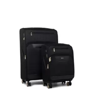 Biba Opulence 4 Wheeled Soft Black Suitcase