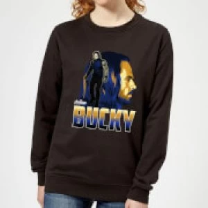 Avengers Bucky Womens Sweatshirt - Black - 4XL