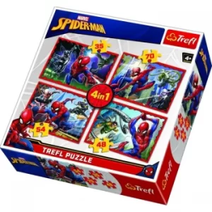 Spider Man Web (4 in 1) Puzzle