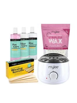 Mylee Complete Professional Waxing Kit - Coconut And Arnica Stripless Wax Kit