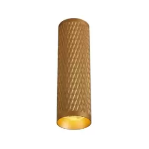 Luminosa Lighting - 20cm Surface Mounted Ceiling Light, 1 x GU10, Champagne Gold