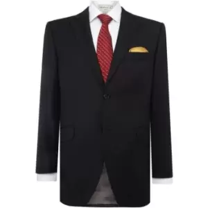 Howick Tailored Fenwick SB2 Twill suit jacket with notch lapel - Black