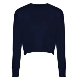 Next Level Womens/Ladies Long-Sleeved T-Shirt (M) (Midnight Navy)