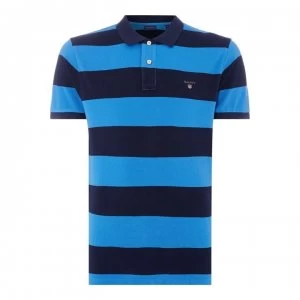 Gant Bar Striped Polo Shirt - Blue 424