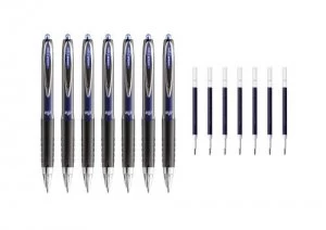 Uniball Signo UMN207 Blue Pen and Refill PK7