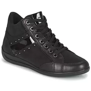 Geox MYRIA womens Shoes (High-top Trainers) in Black,2.5