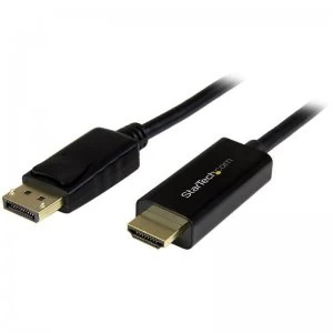 StarTech DisplayPort to HDMI 4K Ultra HD Adapter Cable - 2M