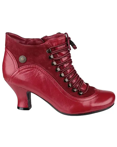 Hush Puppies Hush Puppies Vivianna Heeled Boot RED Female 4 YT49809