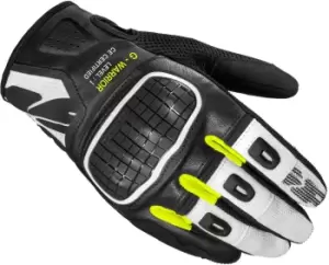 Spidi G-Warrior Motorcycle Gloves, black-white, Size S, black-white, Size S
