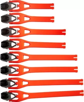 Fox Comp5/5Y/3YSet Motocross Closure Set, orange, orange, Size One Size