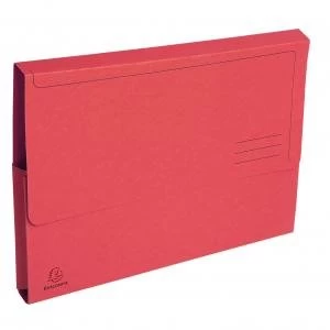 Forever Document Wallet A4 290gsm Red Pack 50 73970EX