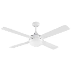 Cristal Record Millar Ceiling Fan with Light 132cm White