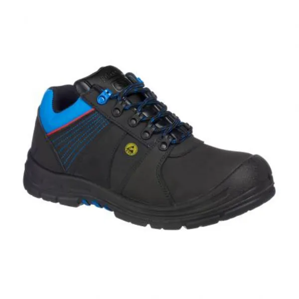 Portwest Compositelite Protector ESD Safety Shoes FD27BKB41 Colour: Black / Blue