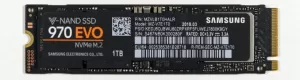 Samsung 970 Evo 1TB NVMe SSD Drive