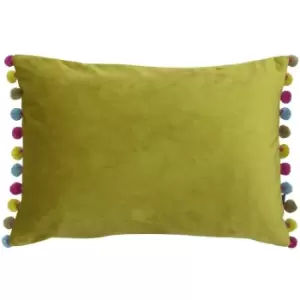 Paoletti Fiesta Rectangle Cushion Cover (35 x 50cm) (Bamboo/Multi) - Bamboo/Multi