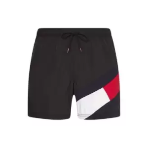 Tommy Bodywear Flag Swimshorts - Black