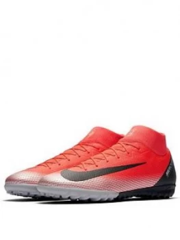 Nike Mens Mercurial Superfly 6 Academy CR7 Astro Turf Football Boot Red Size 9 Men