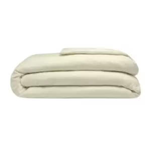 Belledorm Brushed Cotton Duvet Cover (Single) (Lemon)