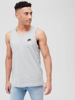 Nike Club Tank - Dark Grey, Size S, Men