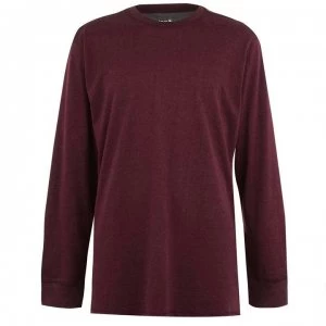 Gelert Sueded Crew Sweater Mens - Wine/Maroon