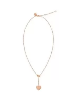 Radley Ladies 18Ct Rose Gold Plated Bobble Heart Pendant Necklace