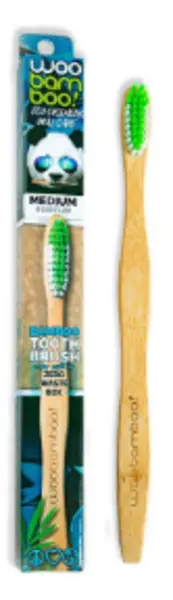 Woobamboo Eco Bamboo Medium Toothbrush