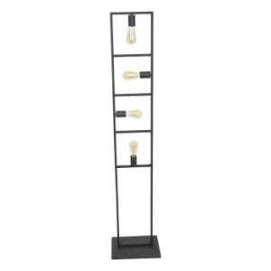 Racky Multi Arm Floor Lamp Matt Black