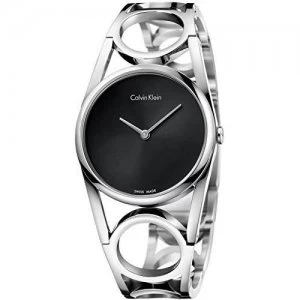 Calvin Klein Ladies Round Stainless Steel Watch - K5U2M141