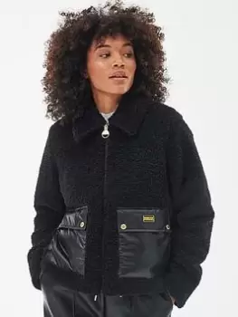 Barbour International Morini Fleece - Black, Size 8, Women