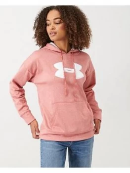 Urban Armor Gear Synthetic Fleece Chenille Logo Po Hoodie - Pink, Size S, Women