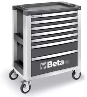 Beta Tools C39-7/G 7 Drawer Roller Cab 800 x 500 x 971mm Grey 039000002