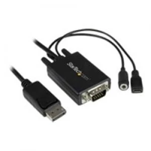 StarTech.com 6' DP to VGA Cable with Audio