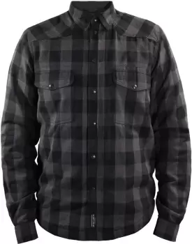 John Doe Motoshirt Shirt, black-grey, Size S, black-grey, Size S