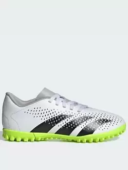 Adidas Junior Predator 20.4 Astro Turf Football Boot, White, Size 5