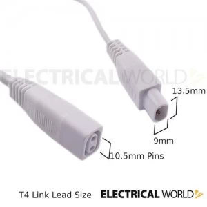 KnightsBridge Connection Leads for Knightsbridge T4 Fluorescent Link Light - 250mm