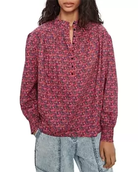 ba & sh Freja Printed Top