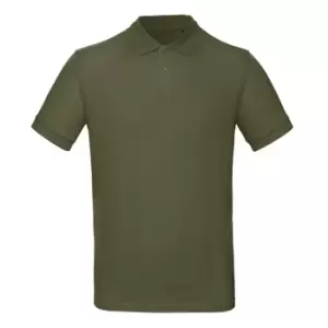 B&C Mens Inspire Polo (Pack of 2) (3XL) (Army Khaki)