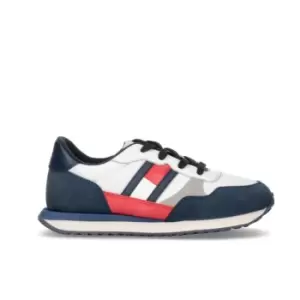 Tommy Hilfiger Flag Low Top Trainers - Blue