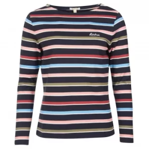 Barbour Womens Hawkins Top Navy Stripe 10