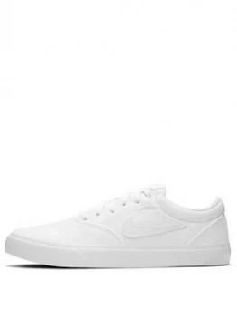 Nike Sb Charge Canvas, White/White, Size 11, Men