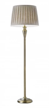 Floor Lamp Antique Brass, E27