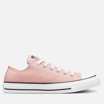 Converse Womens Chuck Taylor All Star Ox Trainers - Pink Clay/White/Black - UK 7