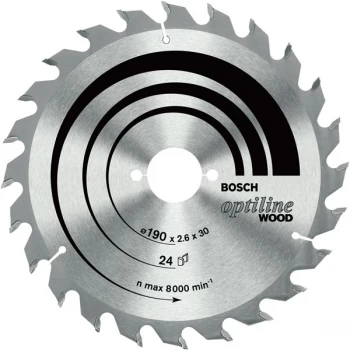 Bosch 2608641171 Circular Saw Blade Optiline Wood 160x20/16x1.8mm ...