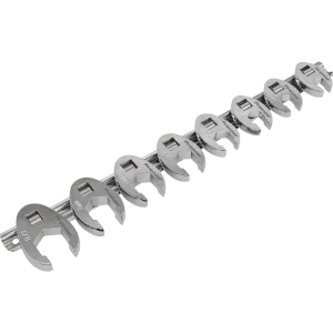 Sealey 8 Piece 3/8" Drive Crow Foot Spanner Set Imperial