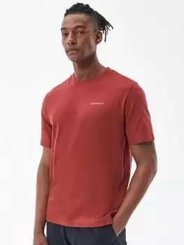 Barbour Swift T-Shirt - Red, Size L, Men